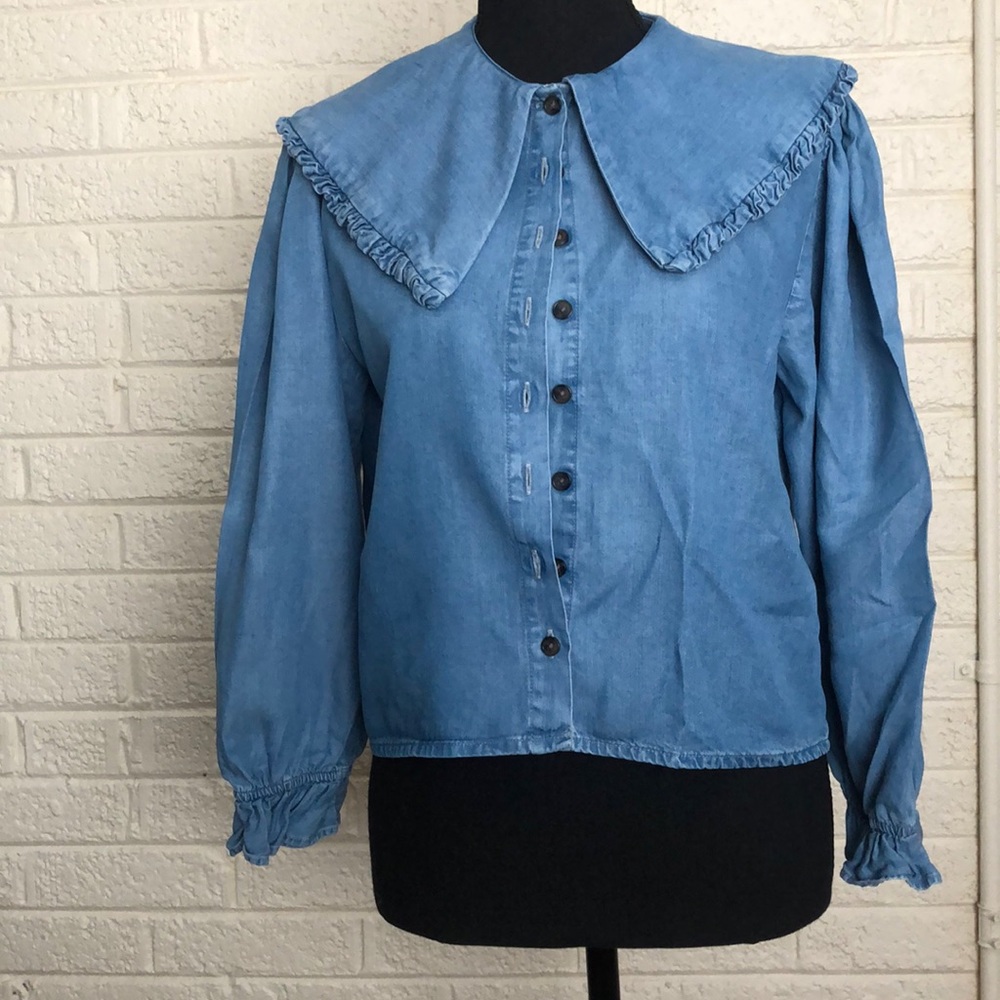 Blue jean top